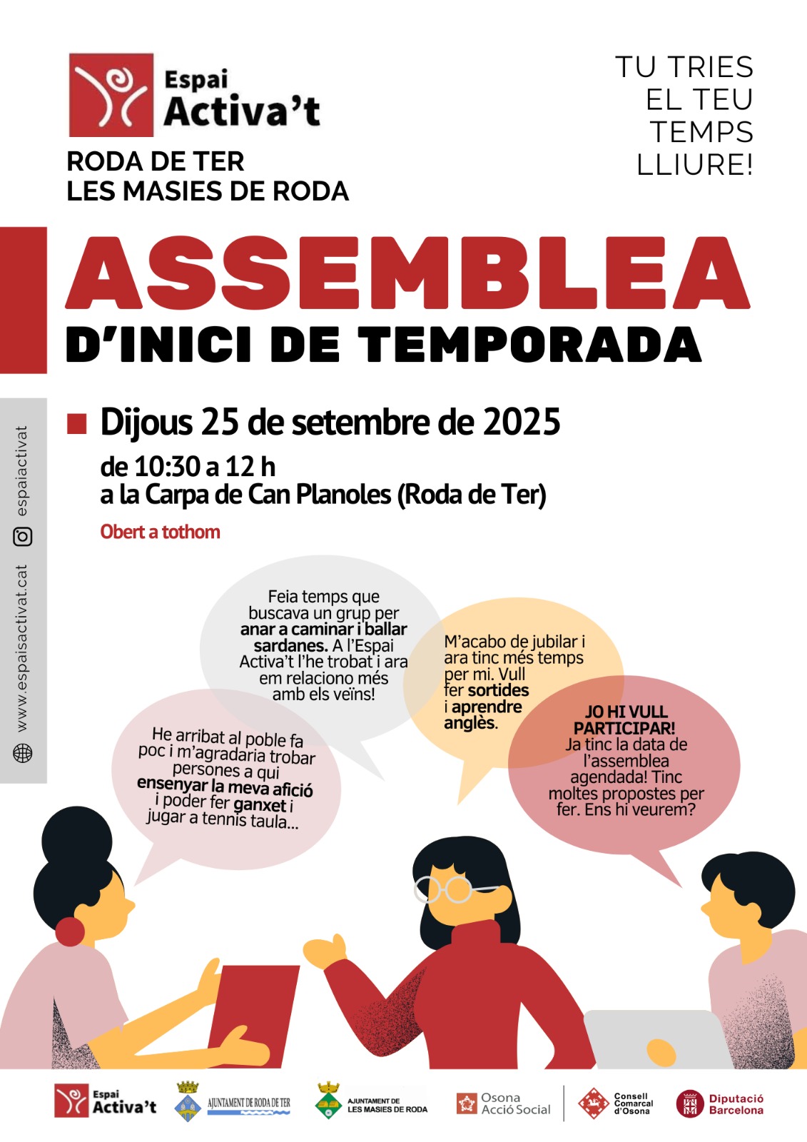 Assemblea d'inici de temporada de l'Espai Activa't