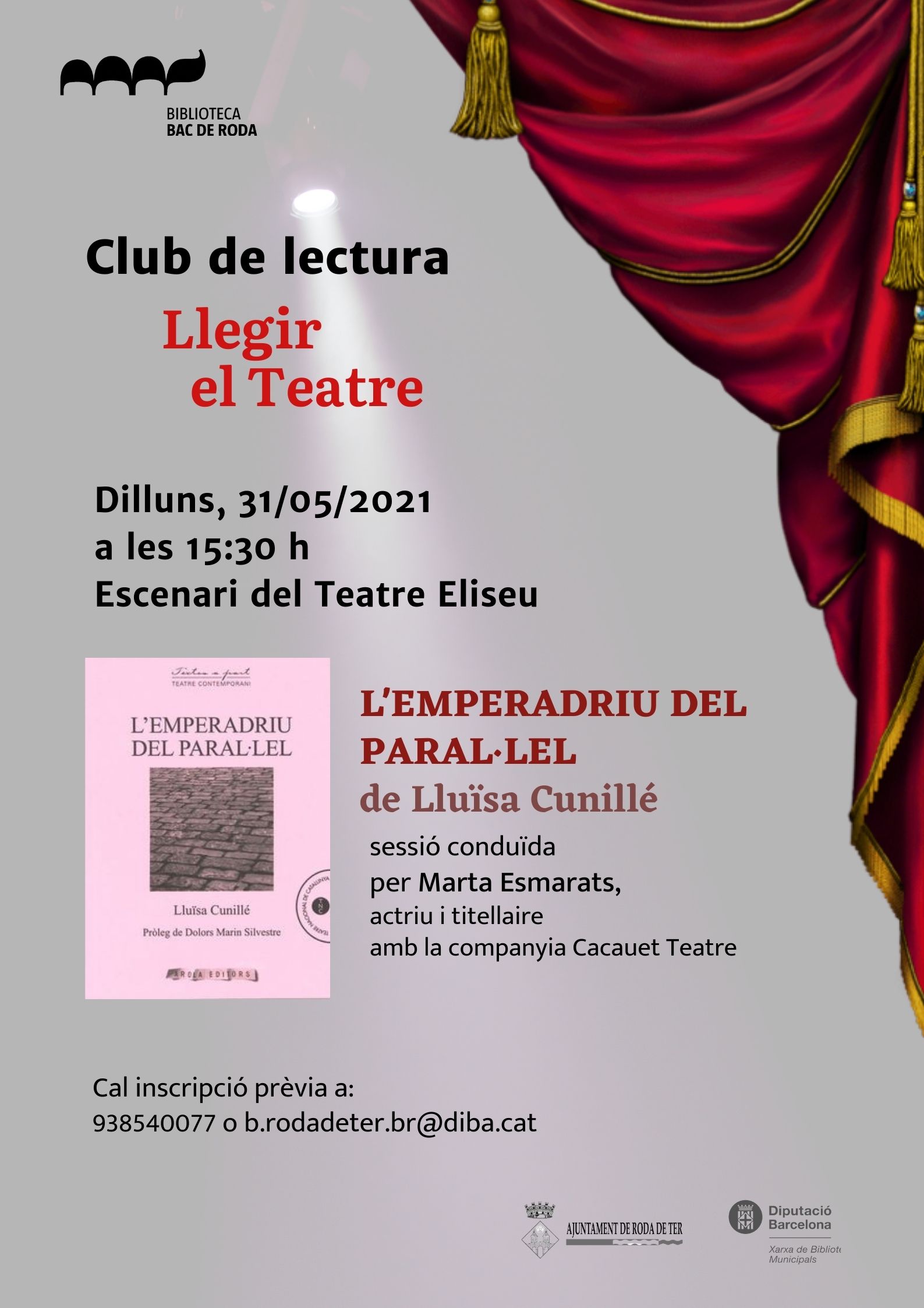 Club de lectura: L'eperadriu del Paral·lel