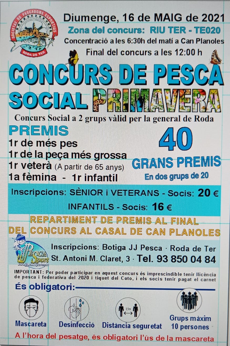 Concurs de pesca social Primavera