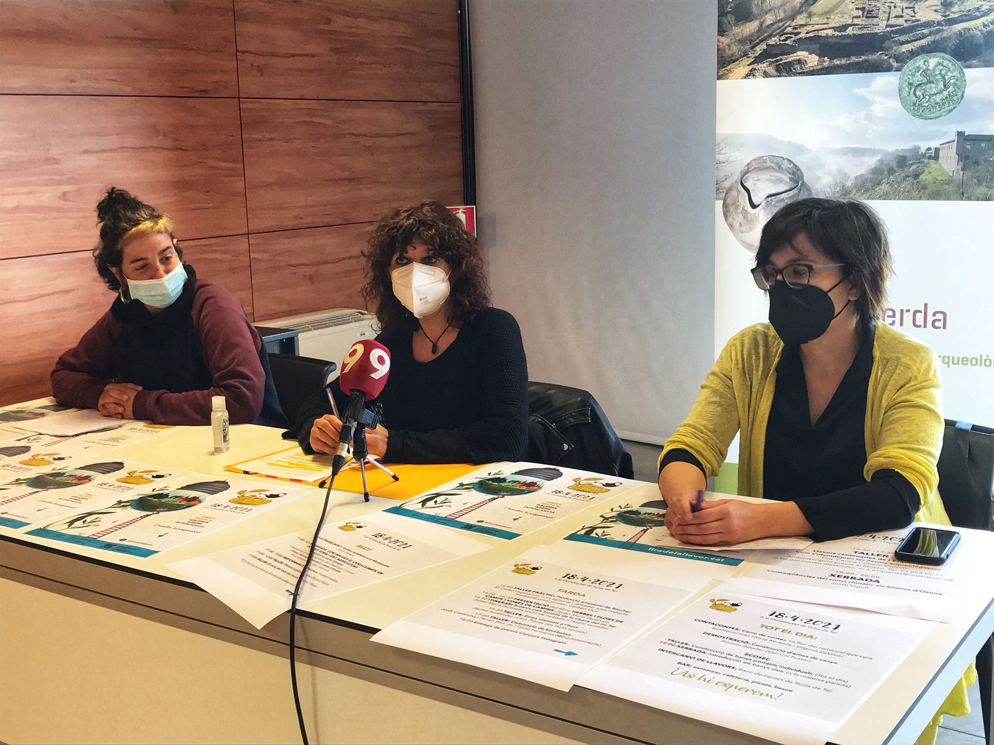 Roda de premsa de presentació de la IX Fira de la Llavor