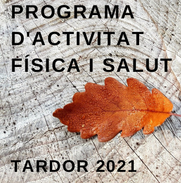 Imatge del díptic del Programa d'activitat física i salut - Tardor 2021