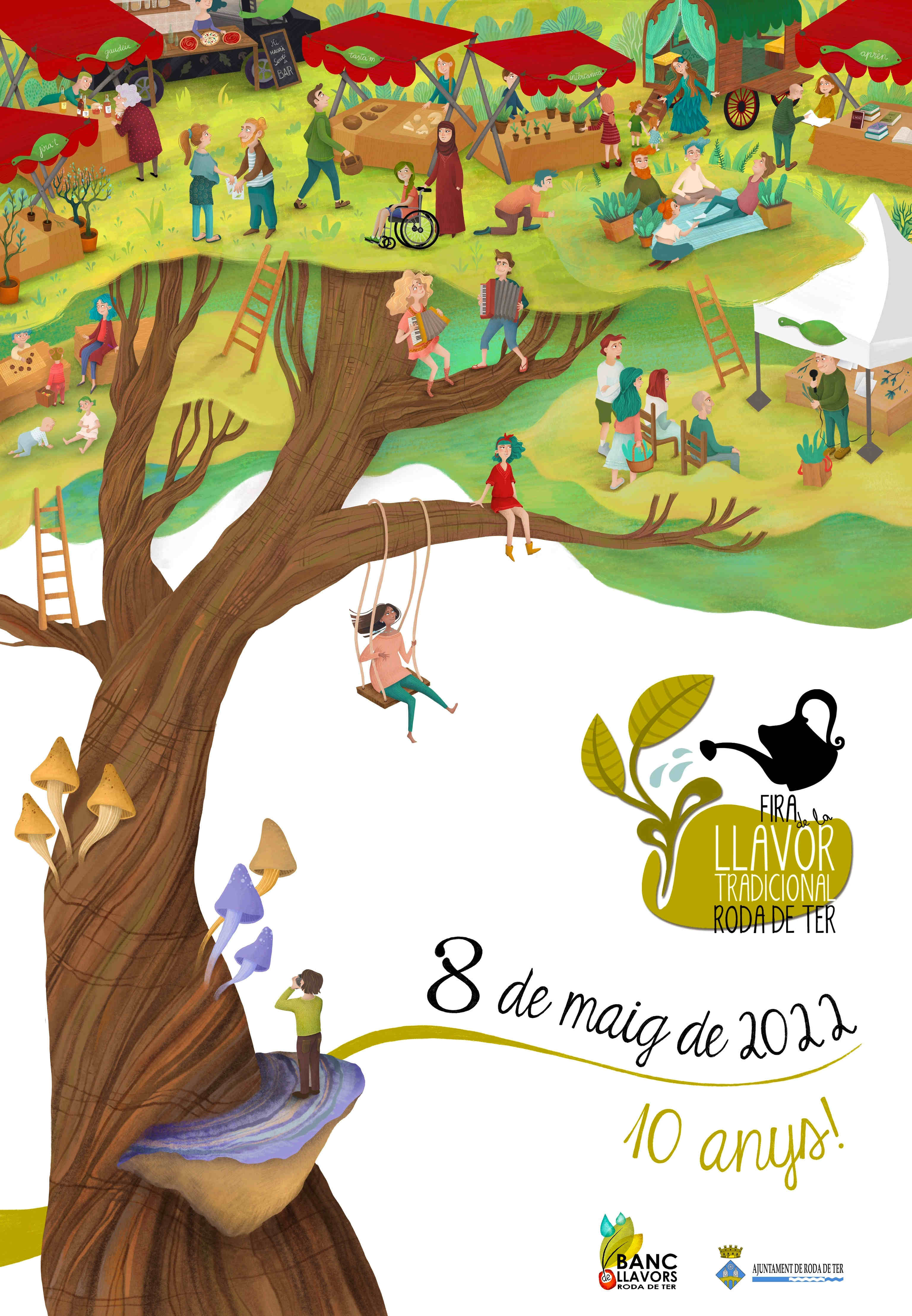 Cartell de la X Fira de la Llavor de Roda de Ter