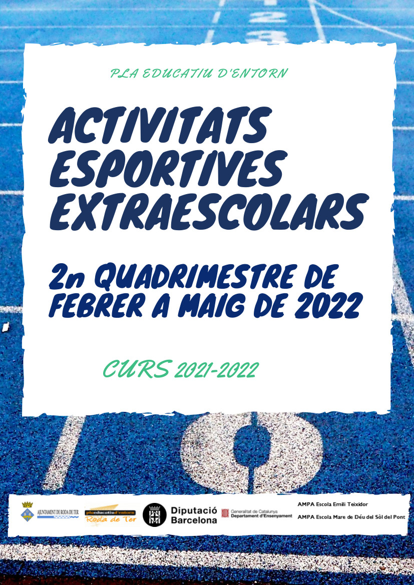 Portada del fulletó informatiu