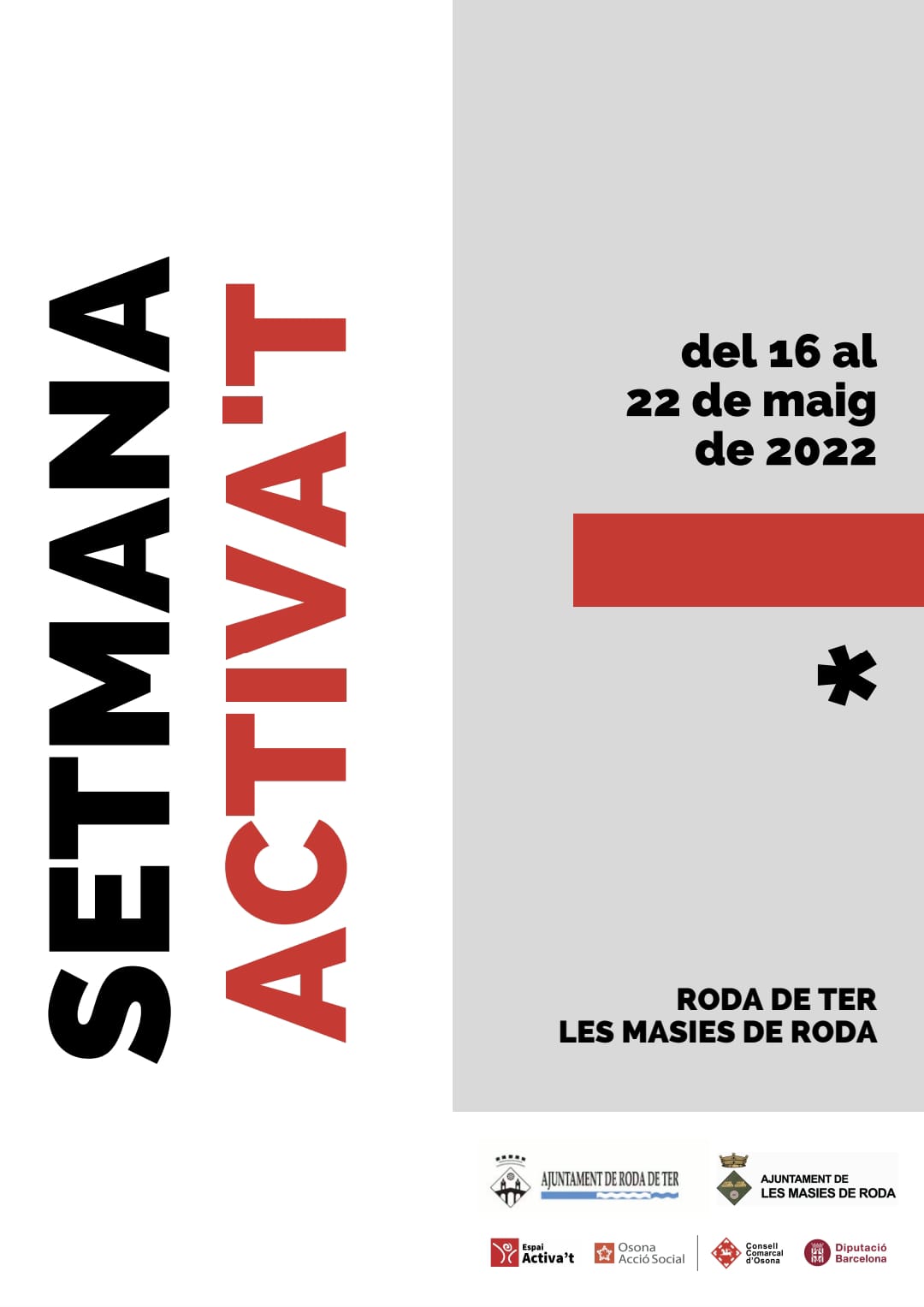 Setmana Activa't, del 16 al 22 de maig