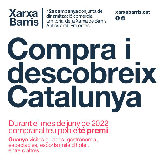 Imatge del cartell de la 12a campanya Xarxa Barris (2022)
