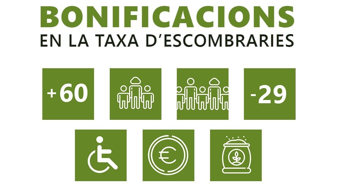 BONIFICACIONS Taxa Escombraries