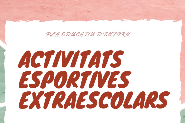 Inscripcions obertes de les activitats esportives extraescolars del 1r quadrimestre del curs 2024-2025
