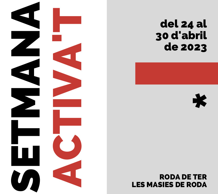 Segona edició de la Setmana Activa't, del 24 al 30 d'abril de 2023