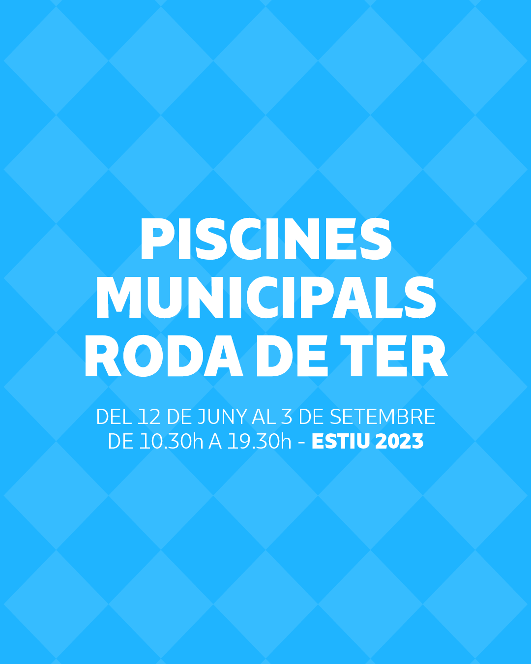Piscines municipals de Roda de Ter - Estiu 2023