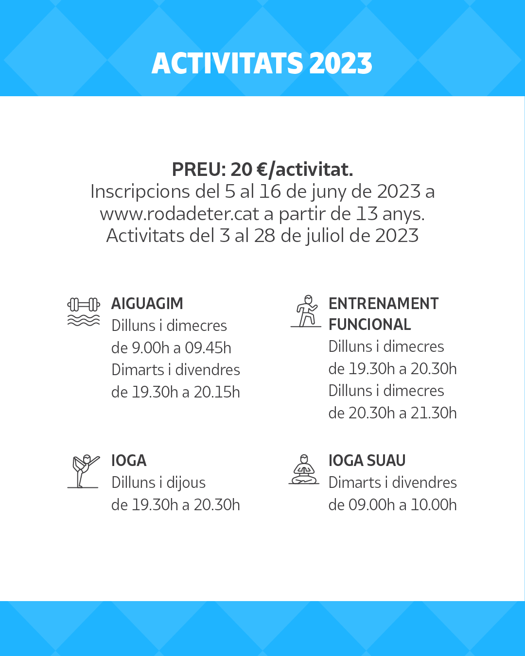 Piscines municipals de Roda de Ter - Estiu 2023