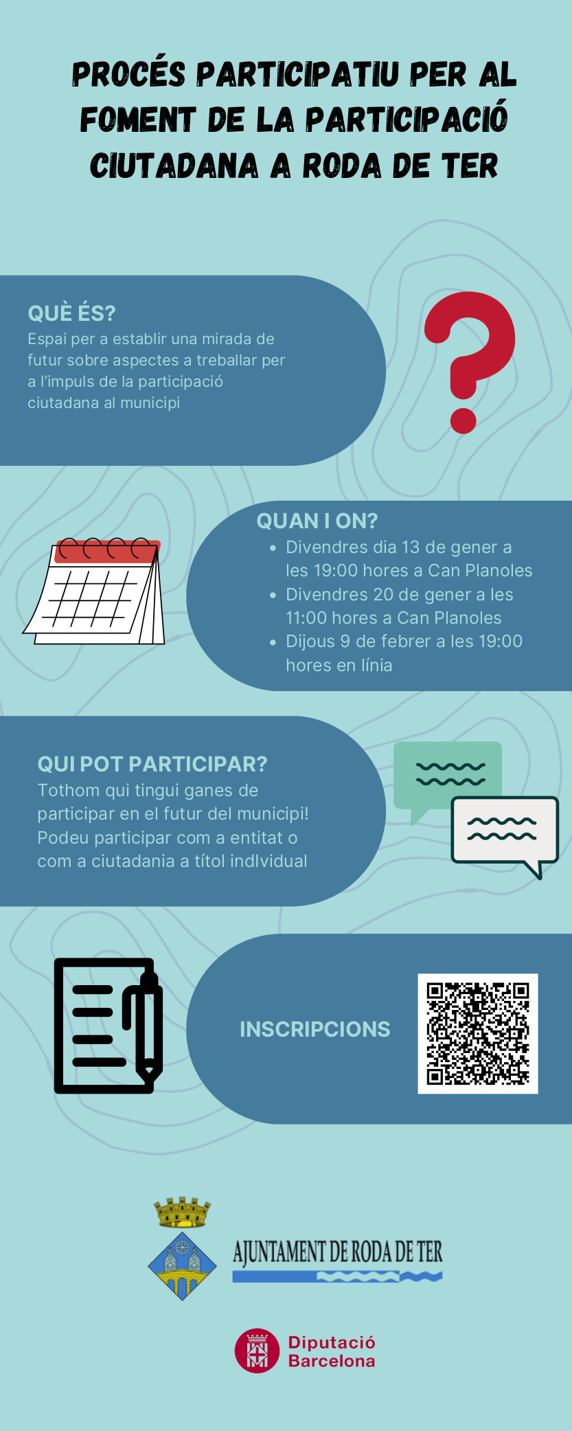 Procés participatiu per al foment de la participació ciutadana a Roda de Ter