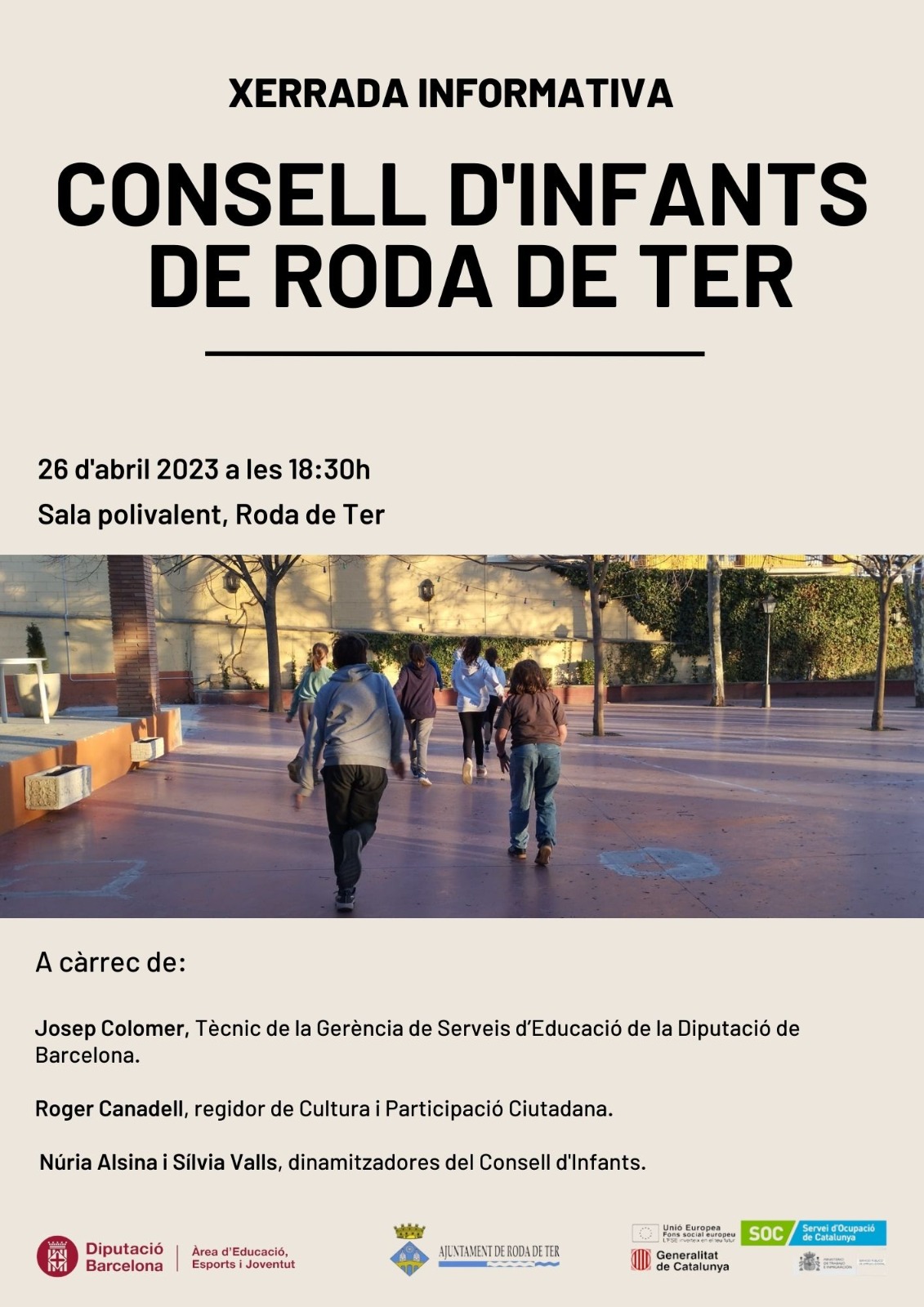 Xerrada informativa Consell d'infants de Roda de Ter