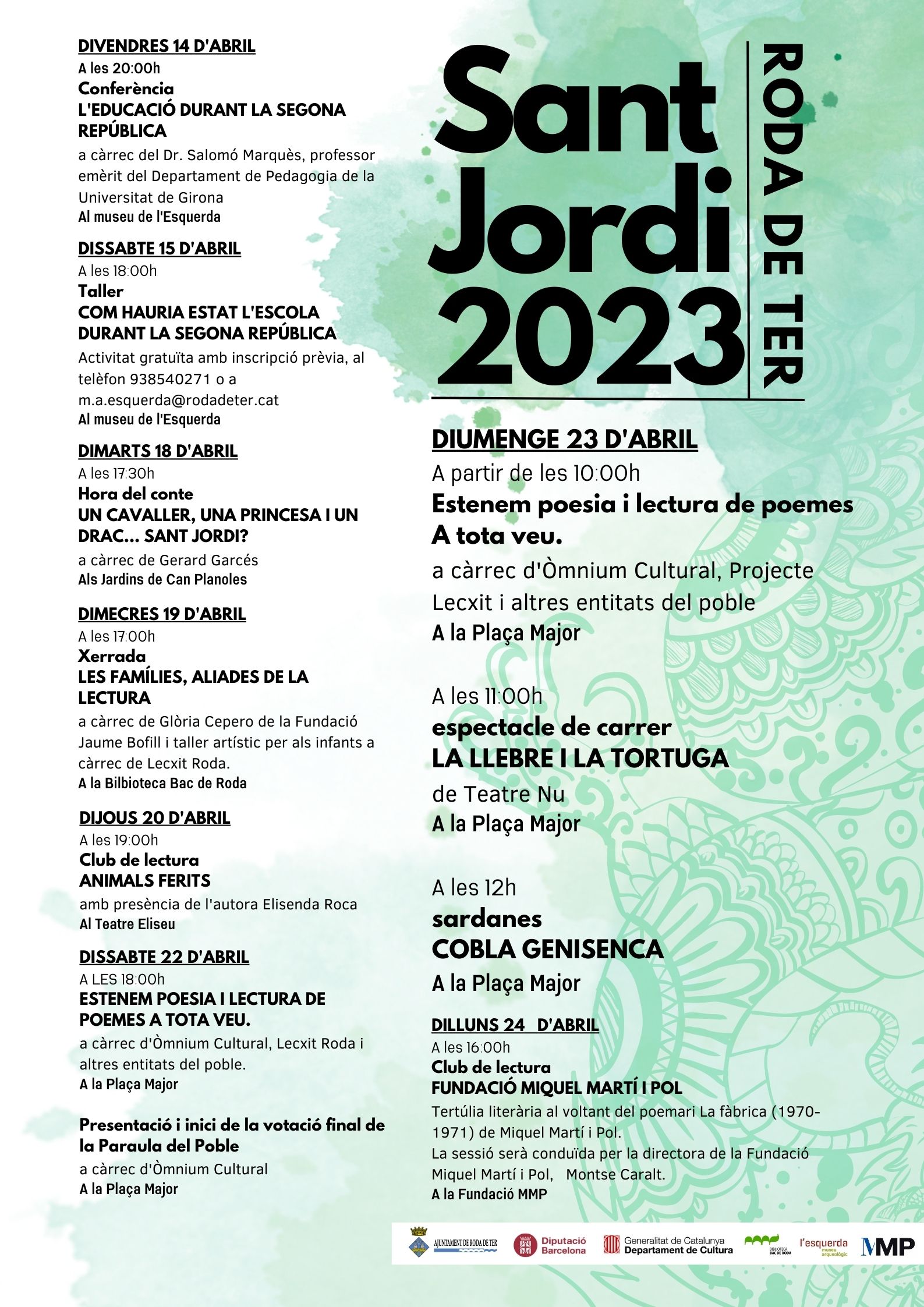 Sant Jordi 2023 a Roda de Ter