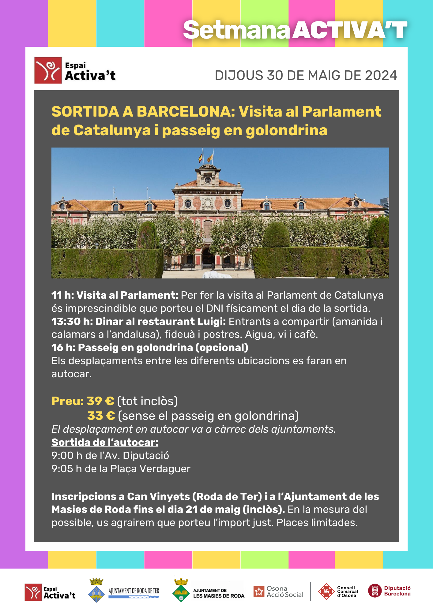 Activitats Setmana Activa't 2024