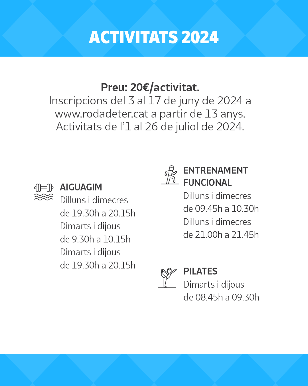 Piscines municipals Roda de Ter - Estiu 2024