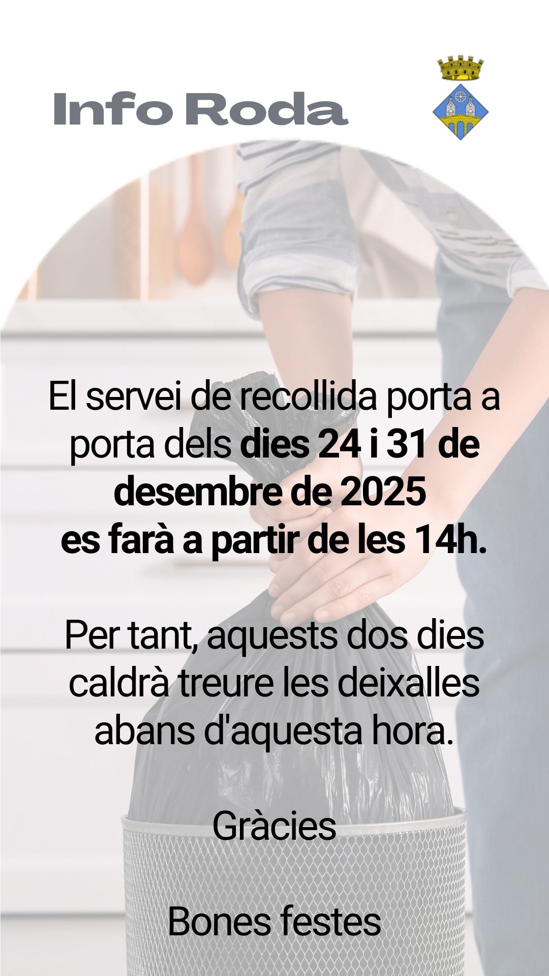 Recollida de residus per les festes de Nadal 