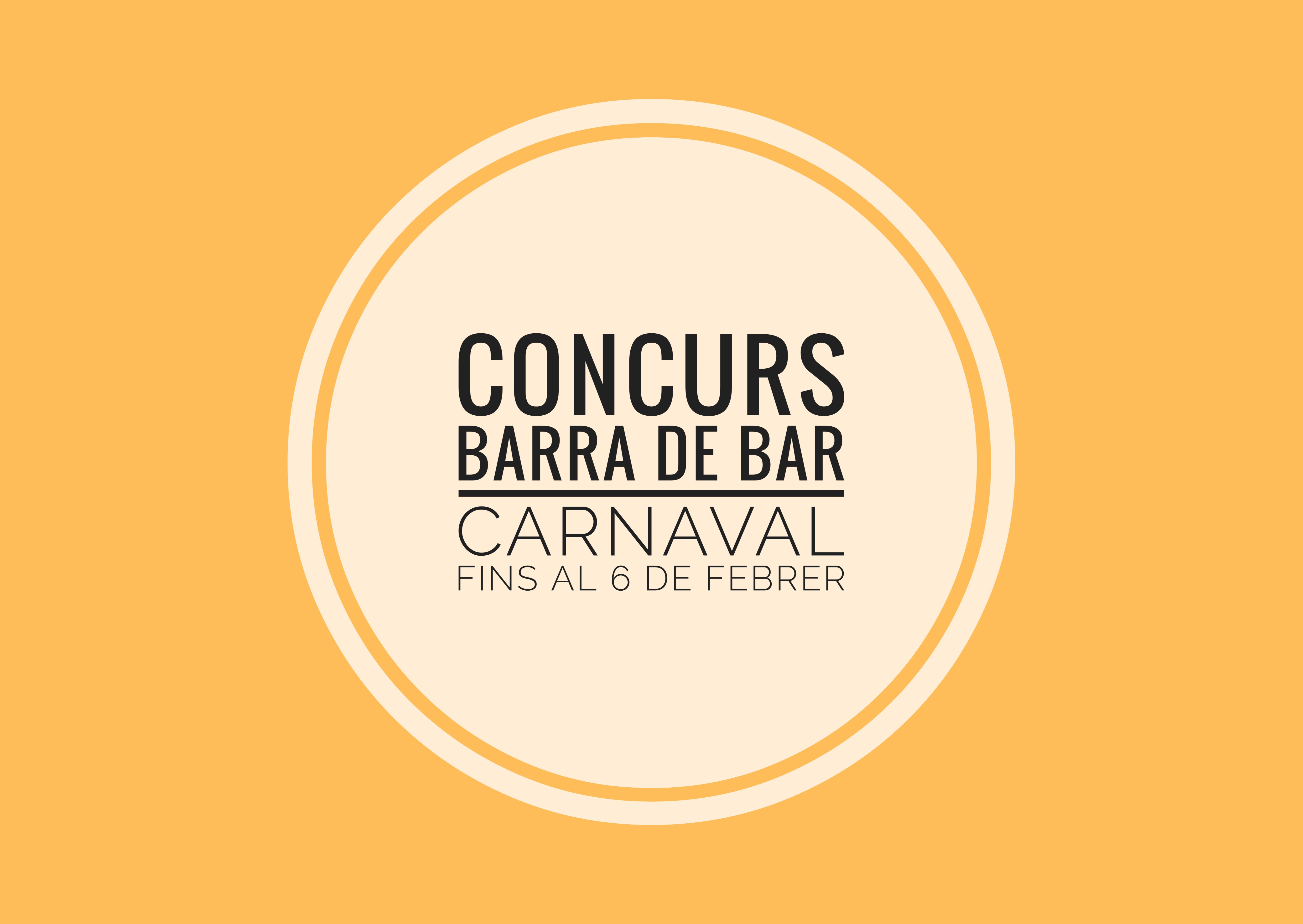 Barra de bar del Carnaval 2026