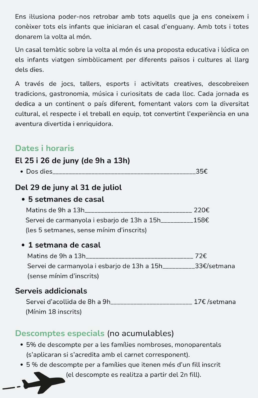Al Casal d'Estiu 2026 de Roda de Ter farem la volta al m&oacute;n!