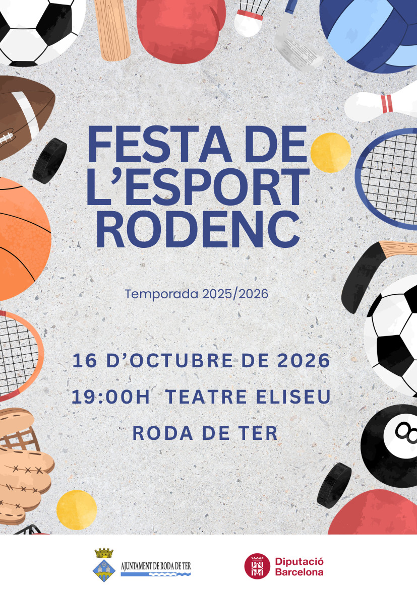 Arriba una nova edició de la Festa de l'Esport rodenc