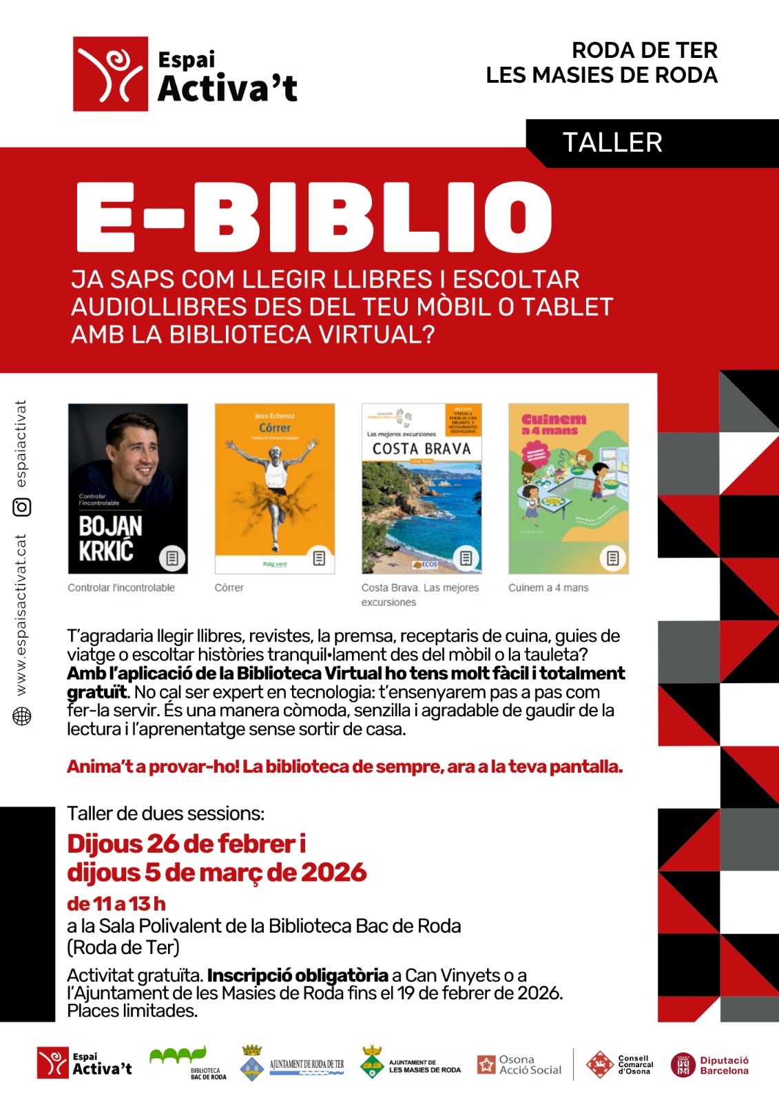 Taller de mòbils per aprendre a utilitzar la biblioteca digital
