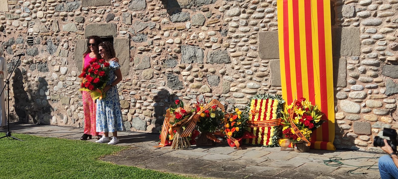 Ofrena floral a Bac de Roda. 11 de Setembre de 2024