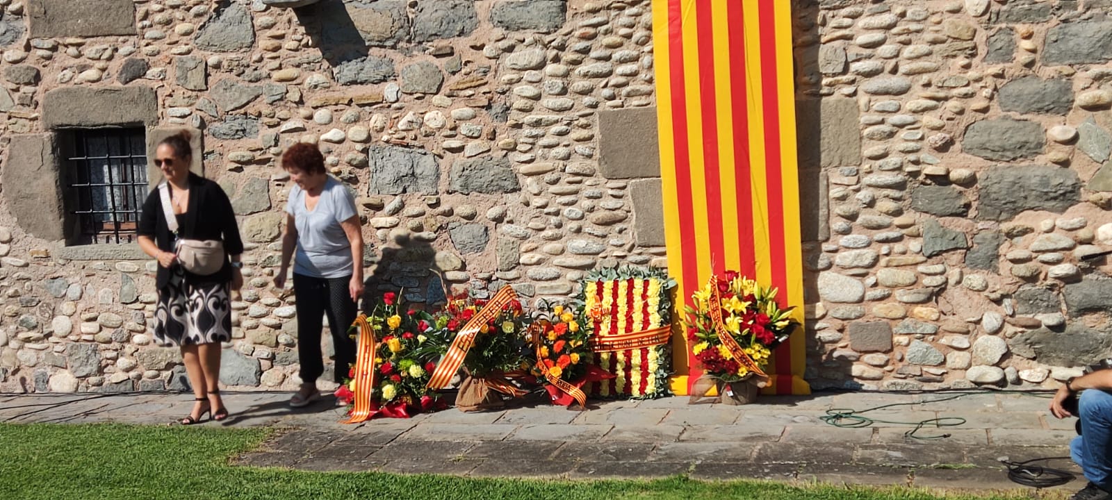 Ofrena floral a Bac de Roda. 11 de Setembre de 2024