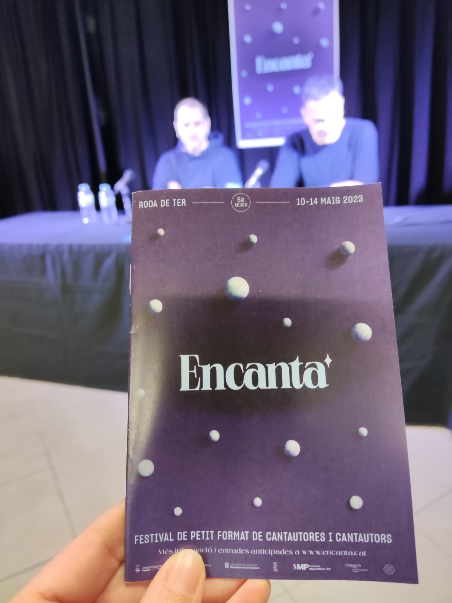 Roda de premsa de presentació de la 6a edició del Festival EnCanta
