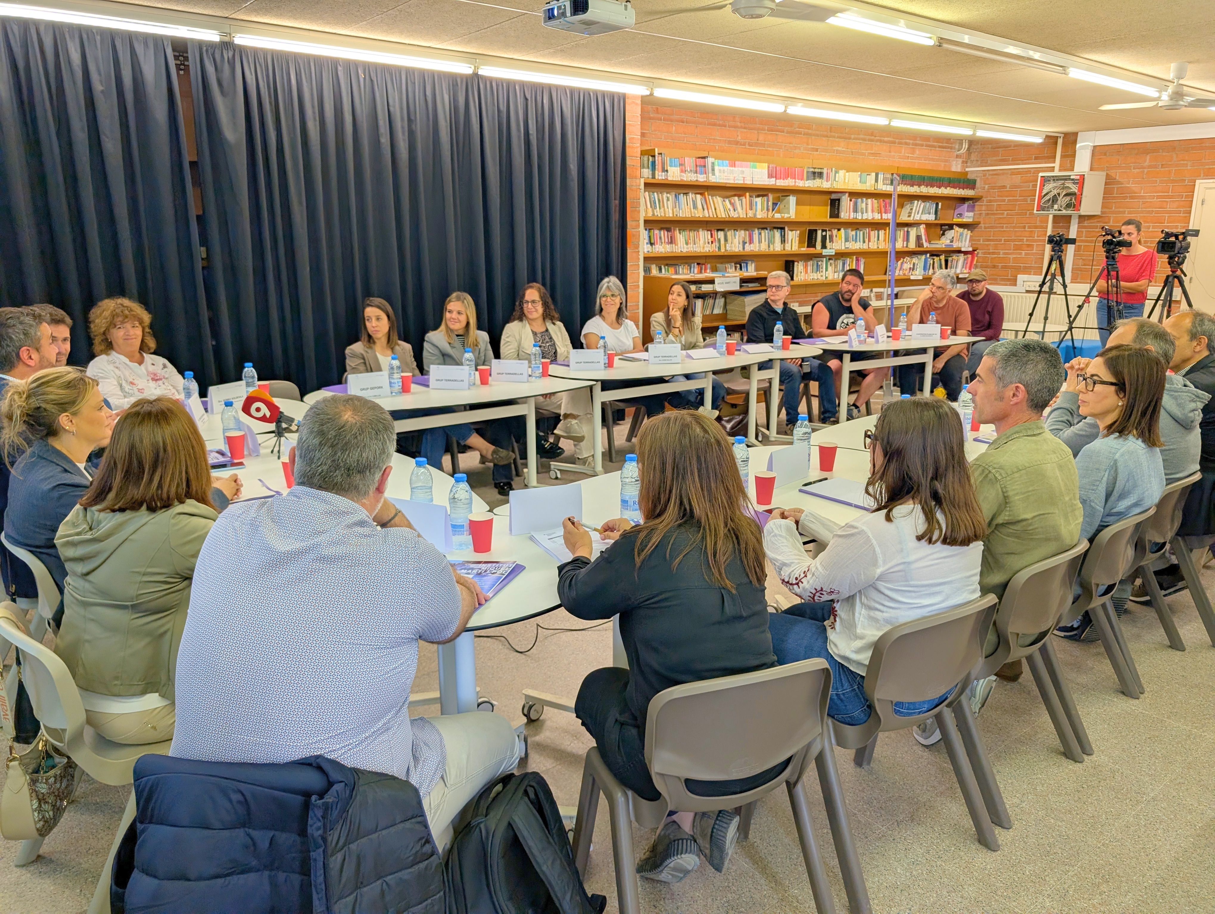 El nou cicle, que s'impartir&agrave; a partir del curs 2026-2027. Un moment de la presentaci&oacute;, que es va fer a l'institut.