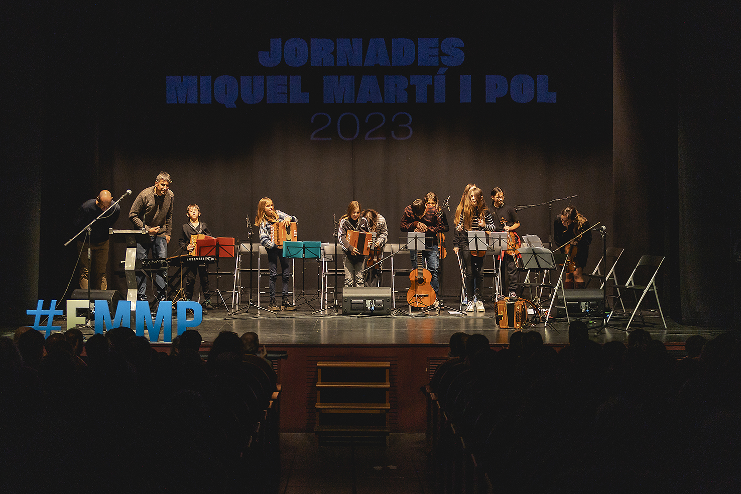 Espectacle «El ressò de les paraules». Acte de cloenda de l'Acte d'entrega dels Premis literaris, artístics i pedagògics.