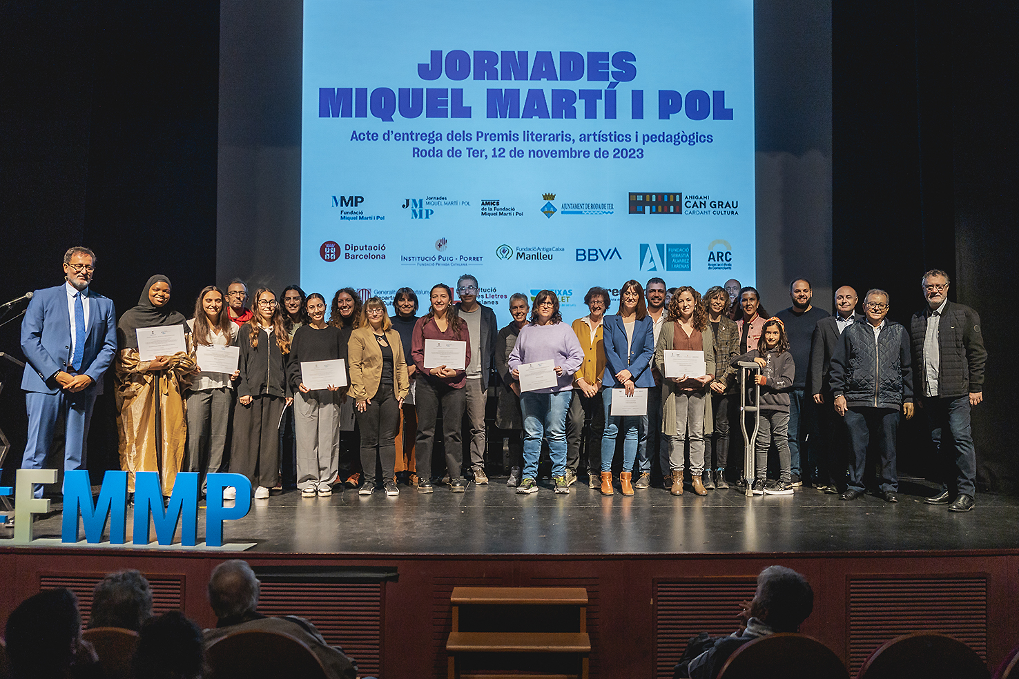 Roda de Ter s'omple de poesia en el cap de setmana central de les Jornades Miquel Martí i Pol