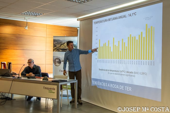 Homenatge a Joan Fradera pels seus 30 anys de dedicaci&oacute; a l'observaci&oacute; meteorol&ograve;gica