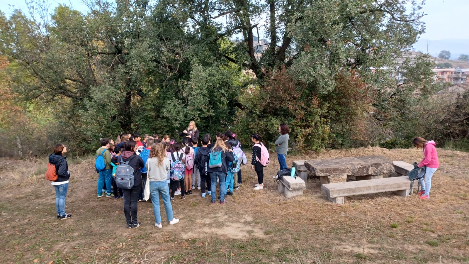 Celebració dels 10 anys de la plantada d'arbres al Turó de la Muntanyeta