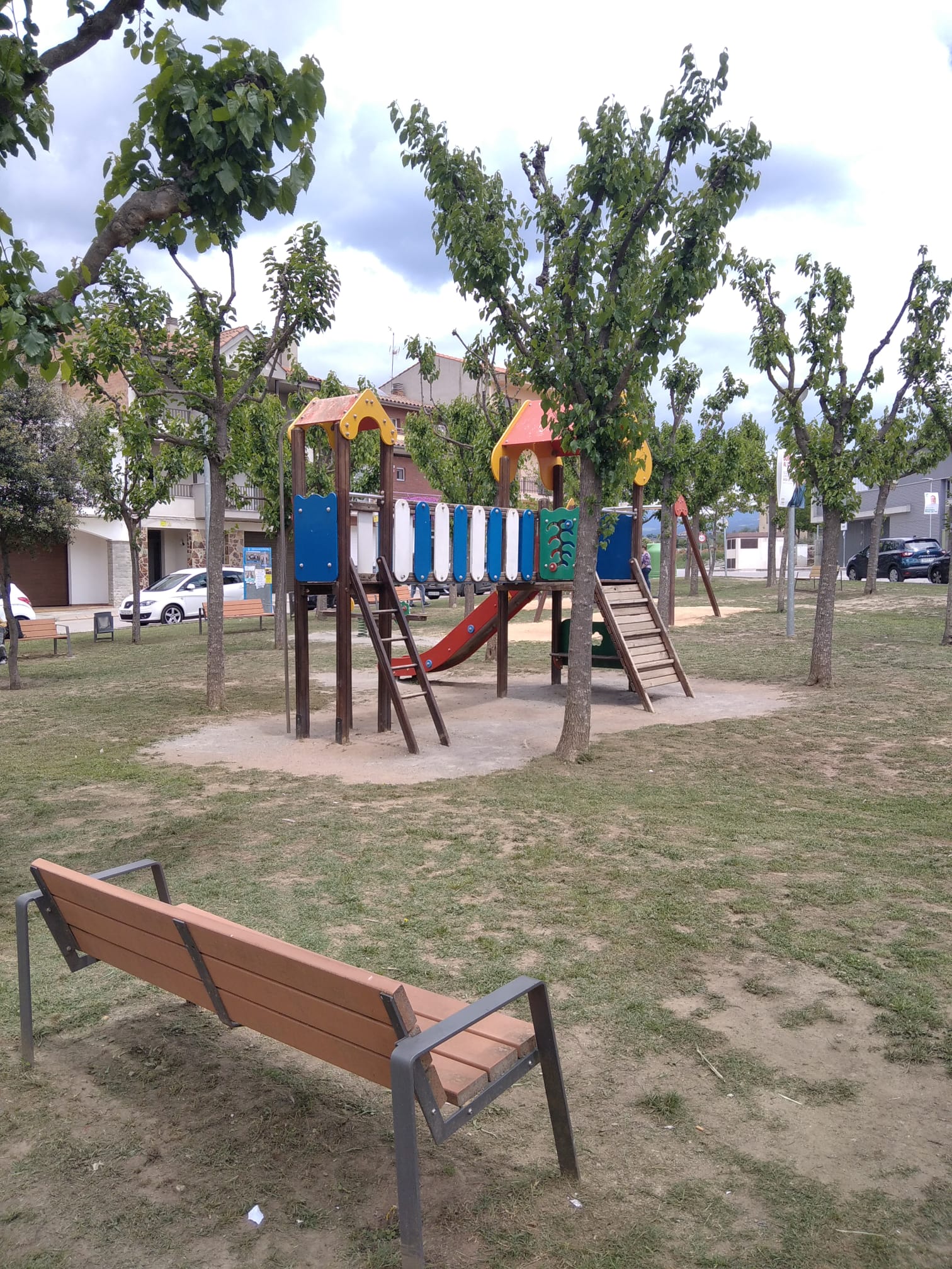 Aquest és el joc modular que hi ha actualment a la Plaça Espanya, el qual es substituirà.