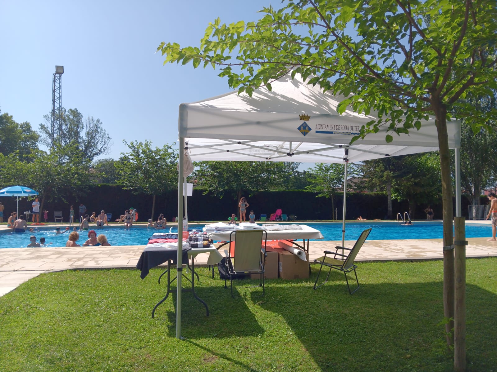 Les piscines municipals de Roda de Ter van acollir la 30a edició del Mulla't, el diumenge 9 de juliol de 2023.