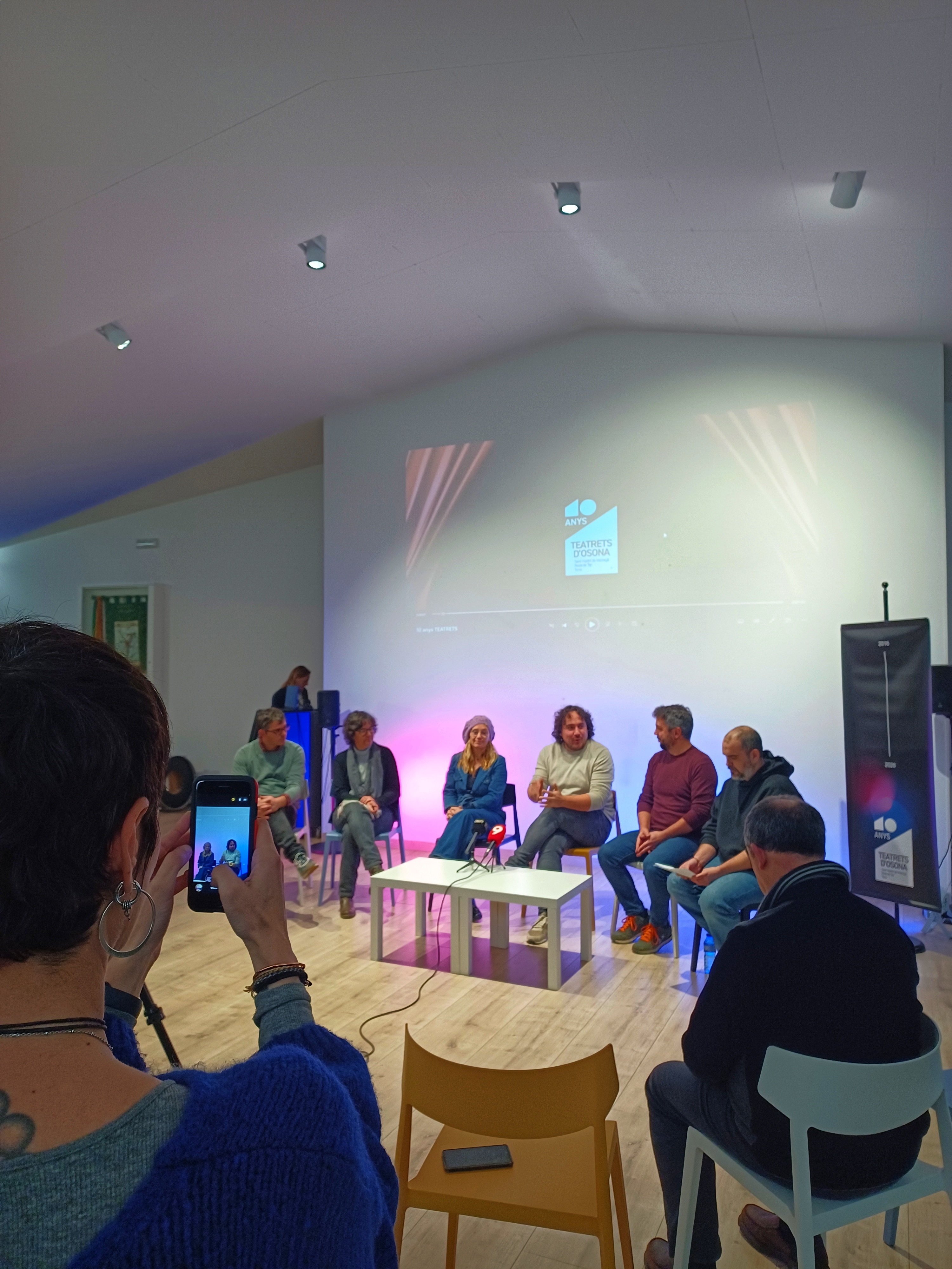 Roda de premsa de presenatci&oacute; dels 10 anys de Teatrets d'Osona