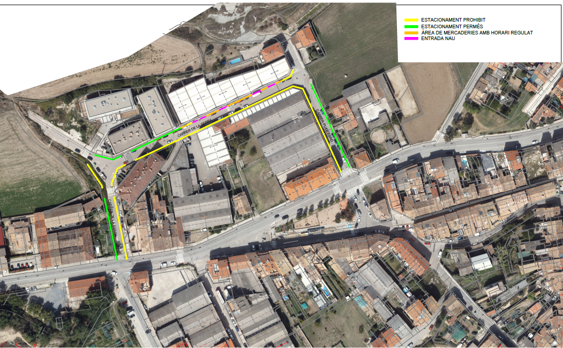 Canvis en la senyalització d'aparcament del carrer de la Serra