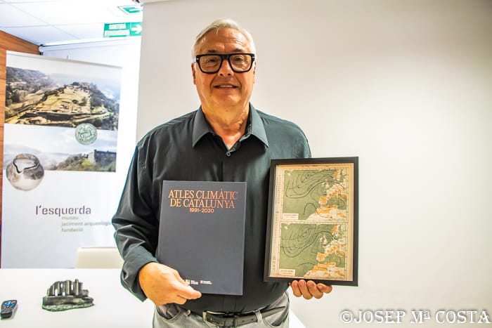 Homenatge a Joan Fradera pels seus 30 anys de dedicació a l'observació meteorològica