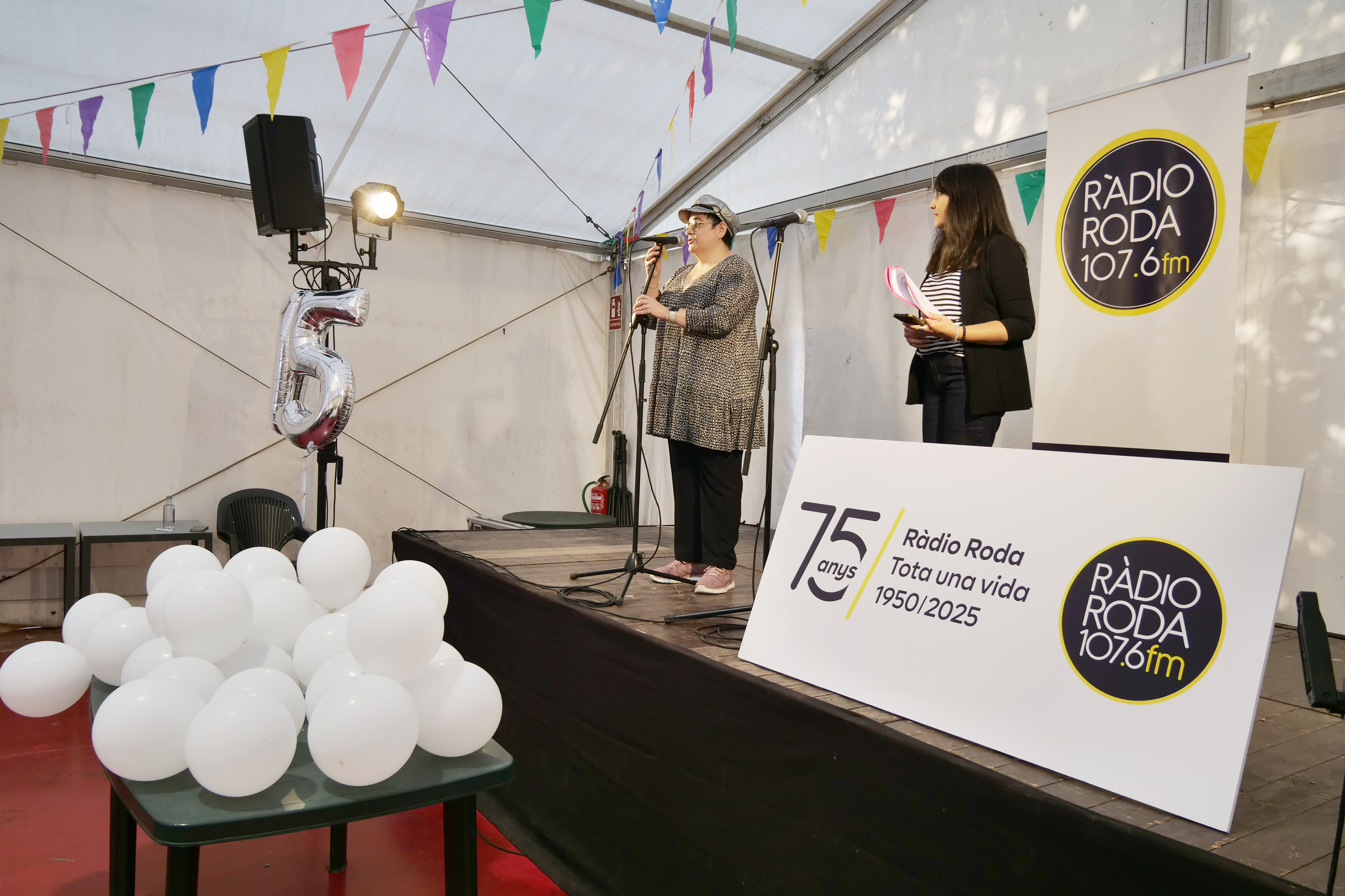 R&agrave;dio Roda celebra la festa del 75 aniversari