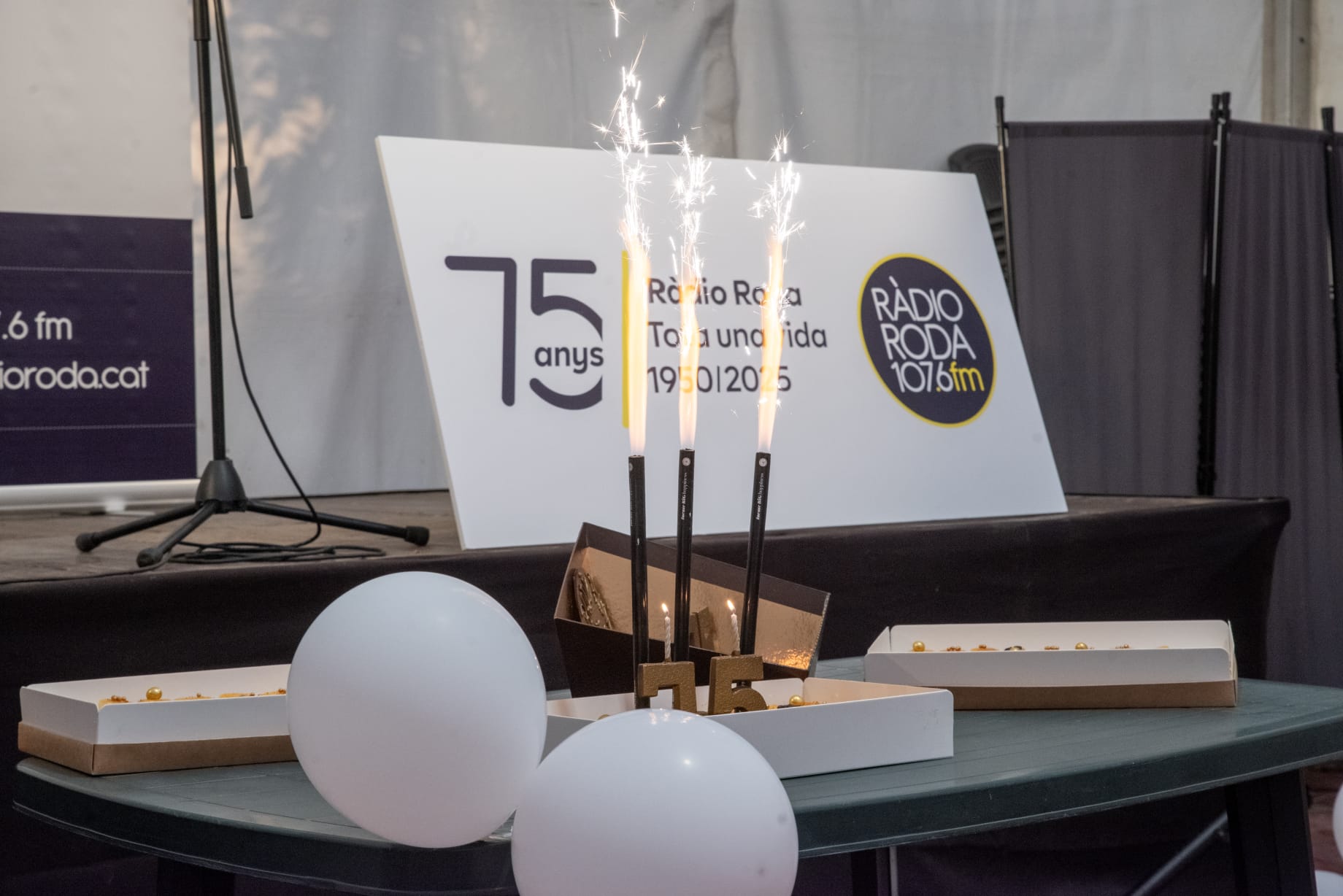 R&agrave;dio Roda celebra la festa del 75 aniversari