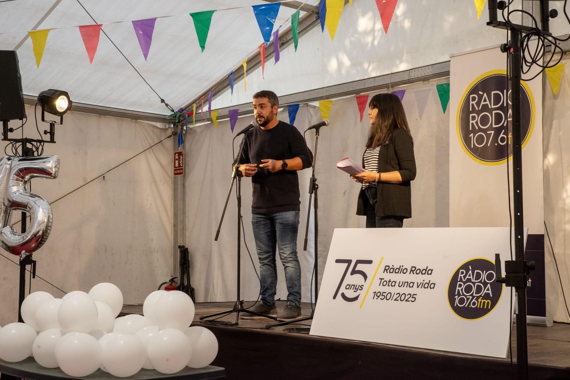 R&agrave;dio Roda celebra la festa del 75 aniversari