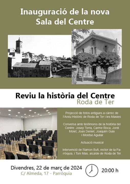 Inauguració de la nova sala del Centre