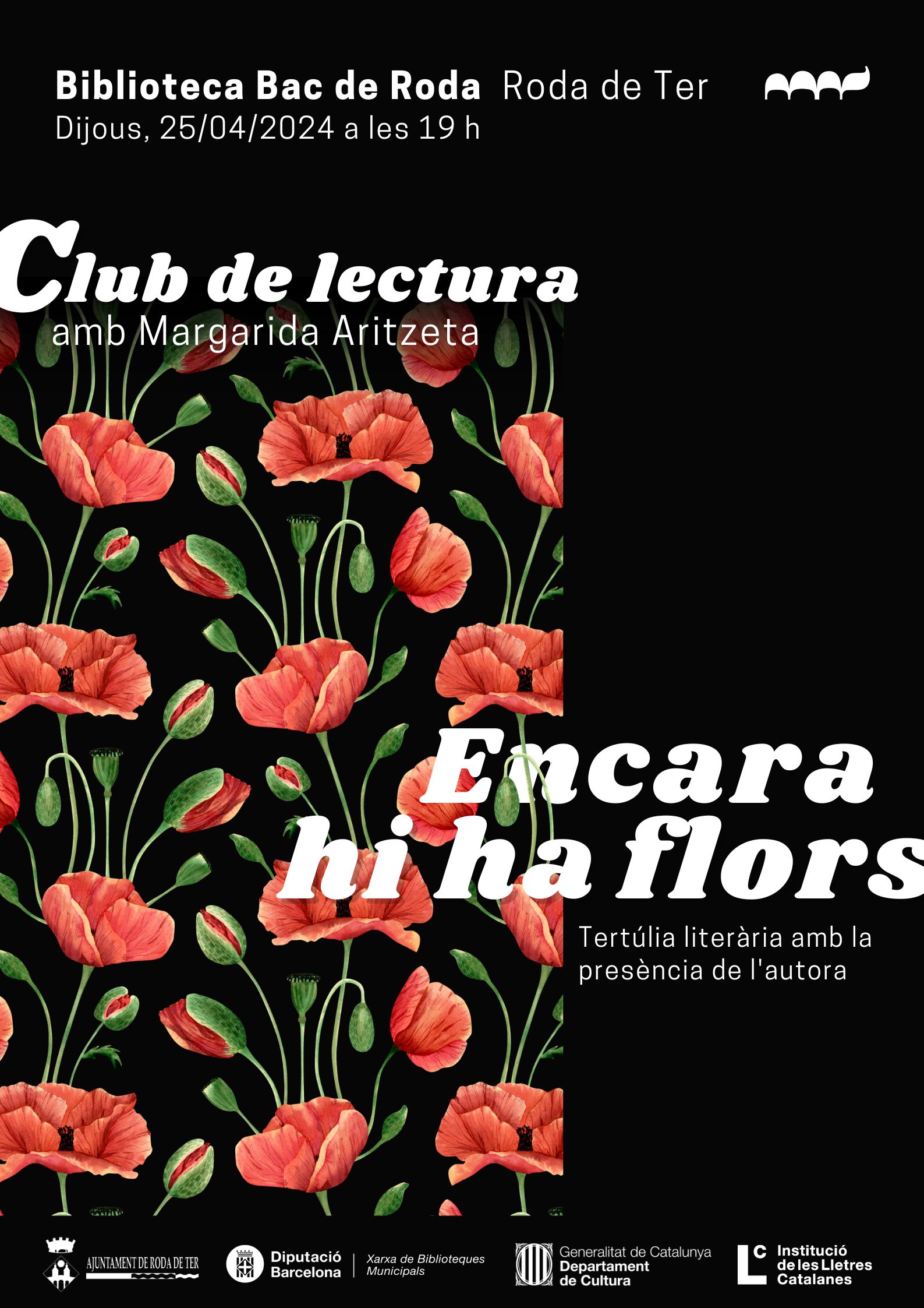  Sant Jordi | Club de lectura amb Margarida Aritzeta