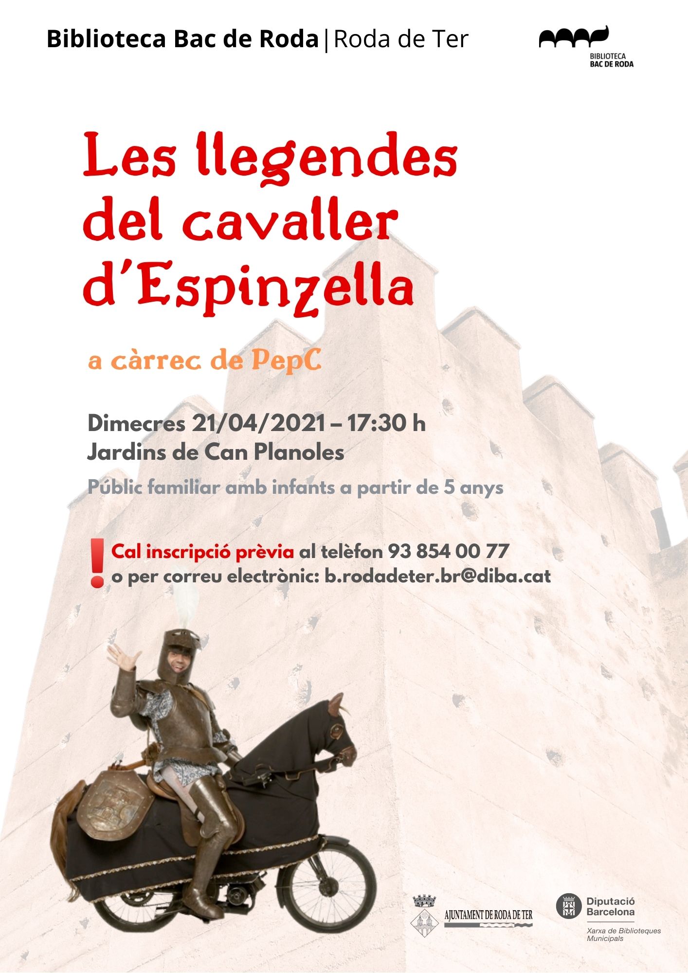 Les llegendes del Cavaller d'Espinzella, a càrrec de PepC