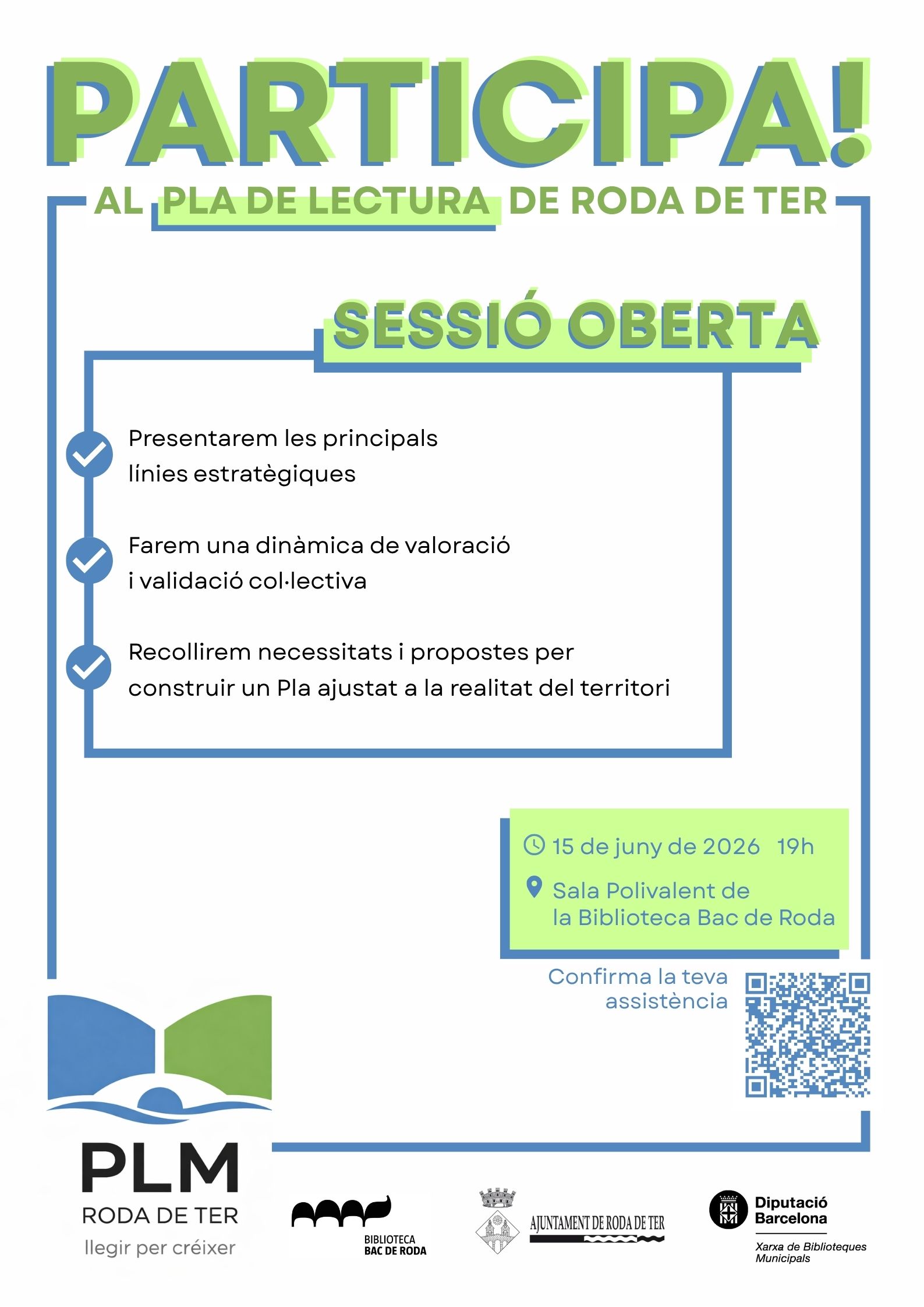 Sessi&oacute; participativa del Pla de Lectura Municipal