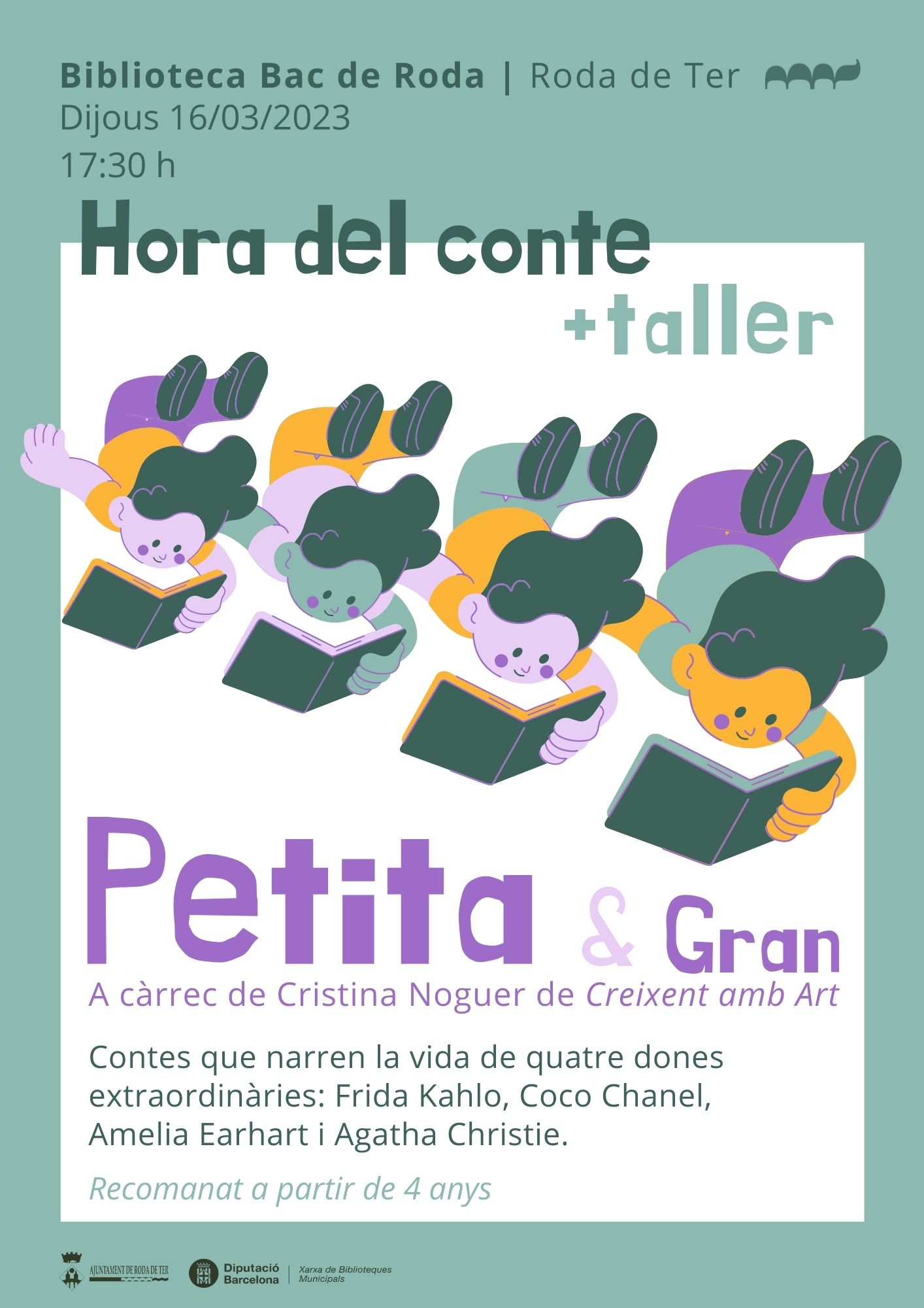  Hora del conte + Taller. Petita & Gran