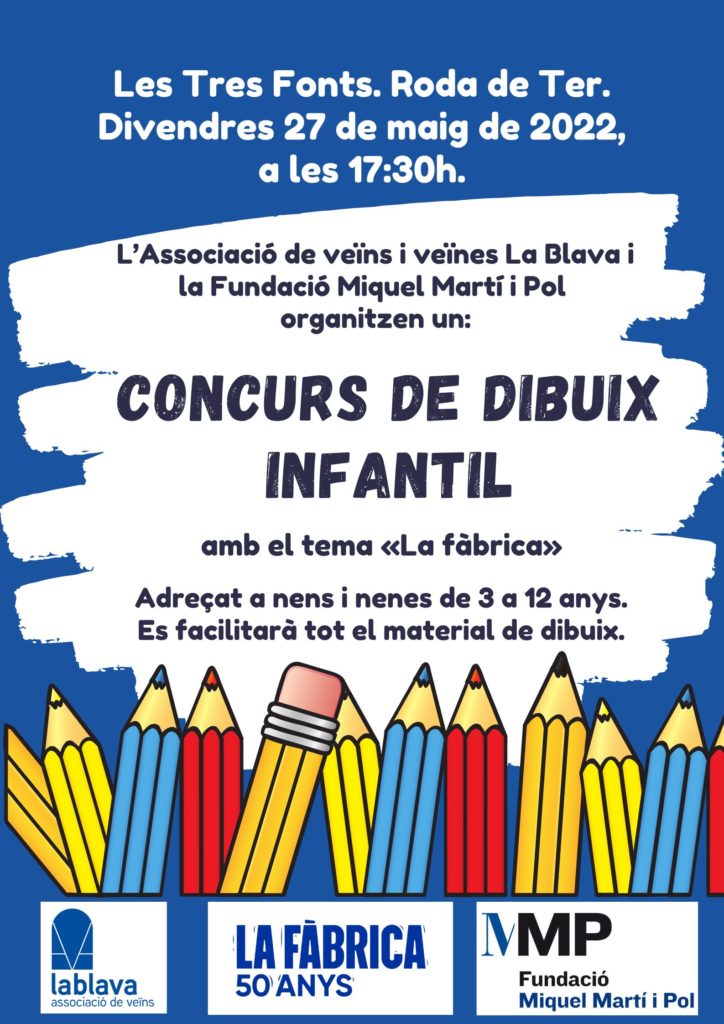 Concurs de dibuix infantil «La fàbrica»