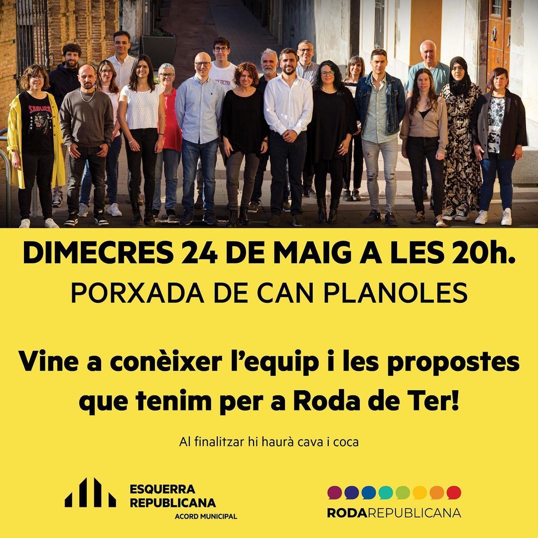 Eleccions municipals | Presentació de l'equip i les propostes d'ERC