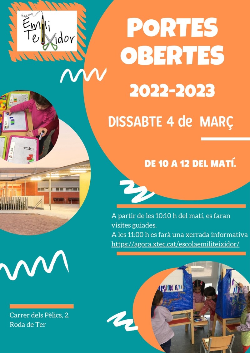 Jornada de portes obertes a l'escola Emili Teixidor