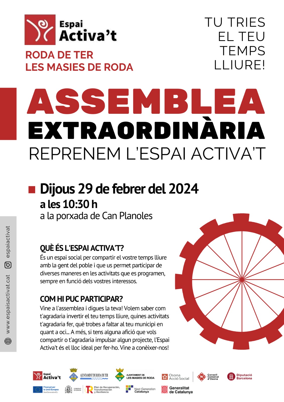 Assemblea extraordinària Espai Activa't