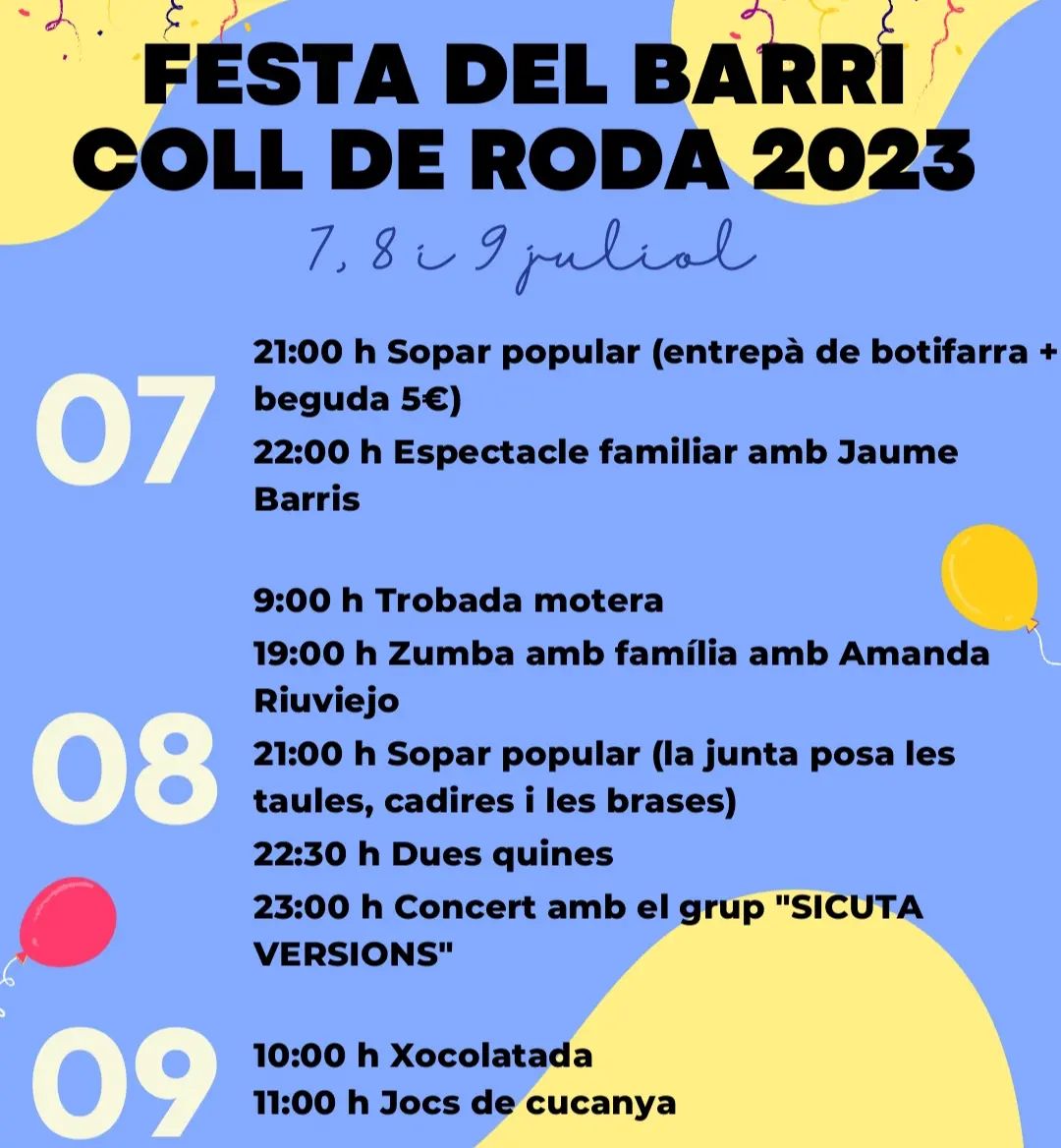 Festa del barri del Coll de Roda